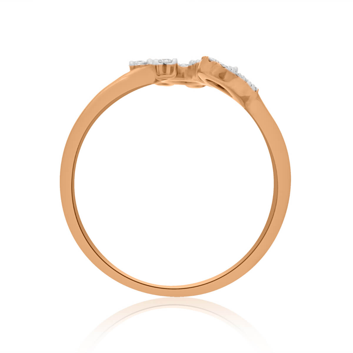 Minimal Flora Charm Ring for Women
