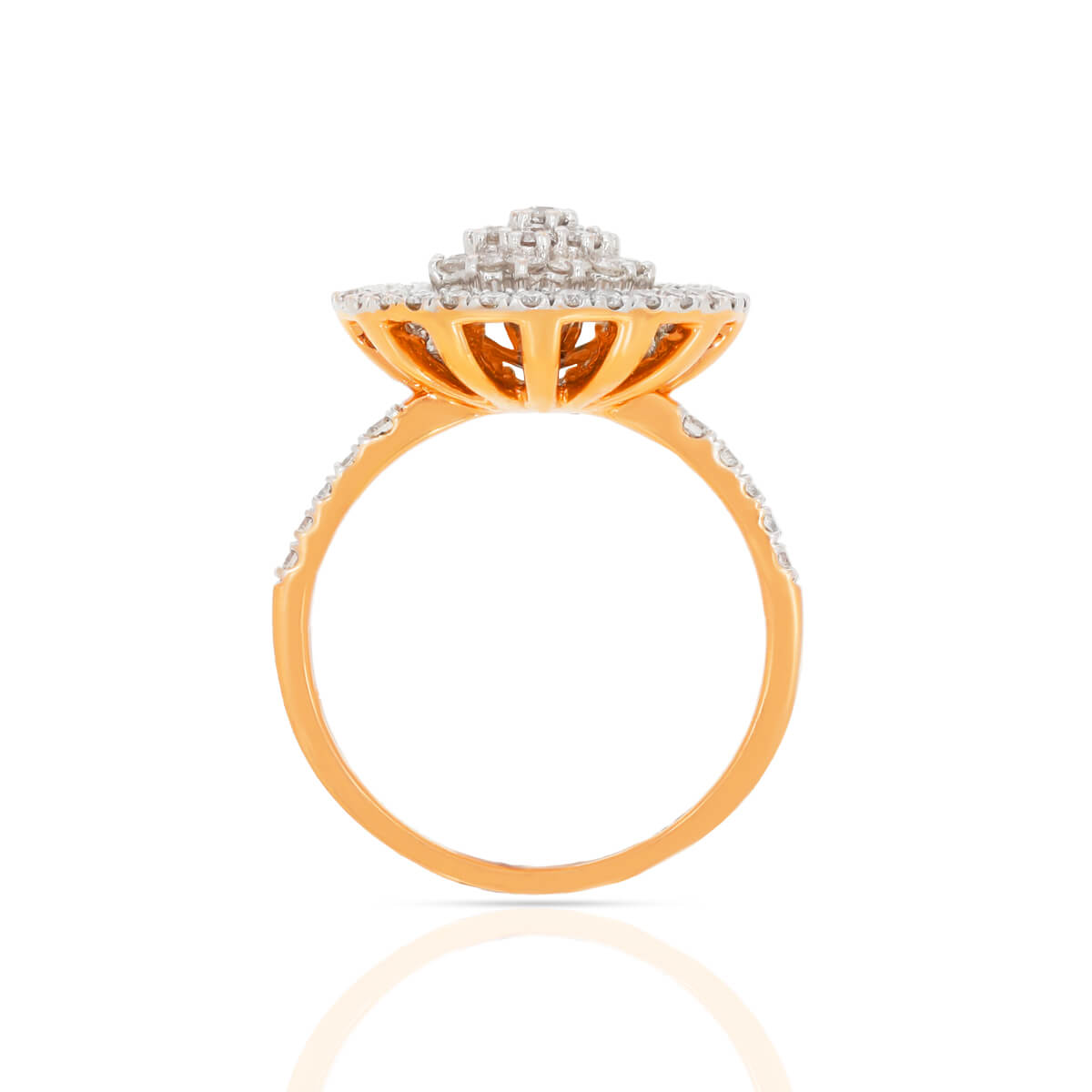 Floweret Shimmer Ring for Women