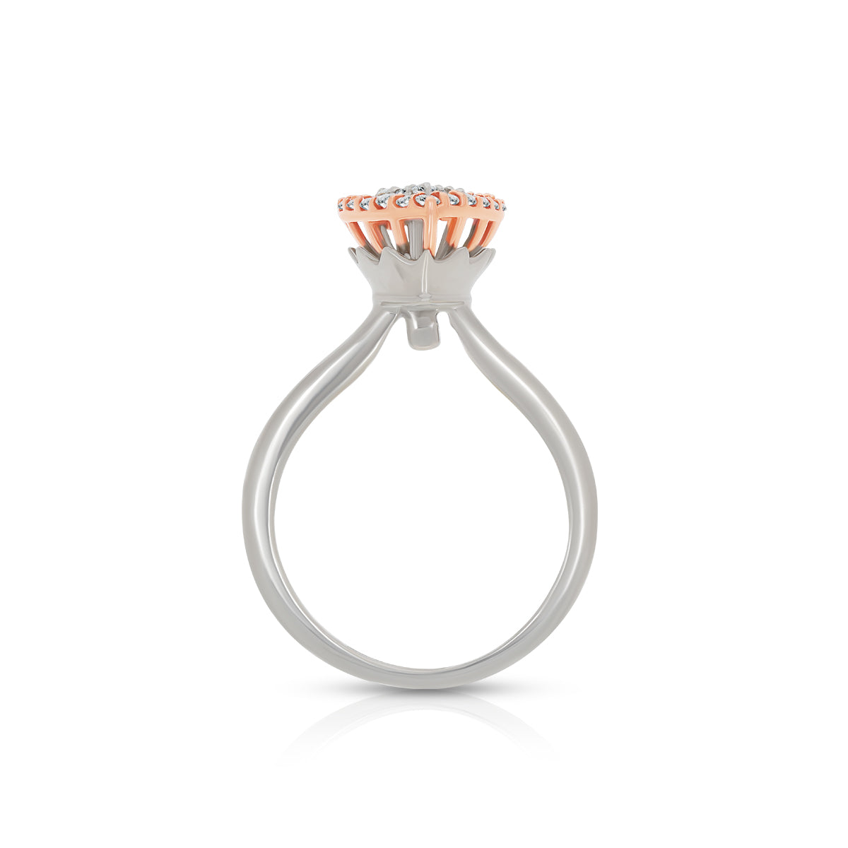 Sparkling Paisley 18K Diamond Ring