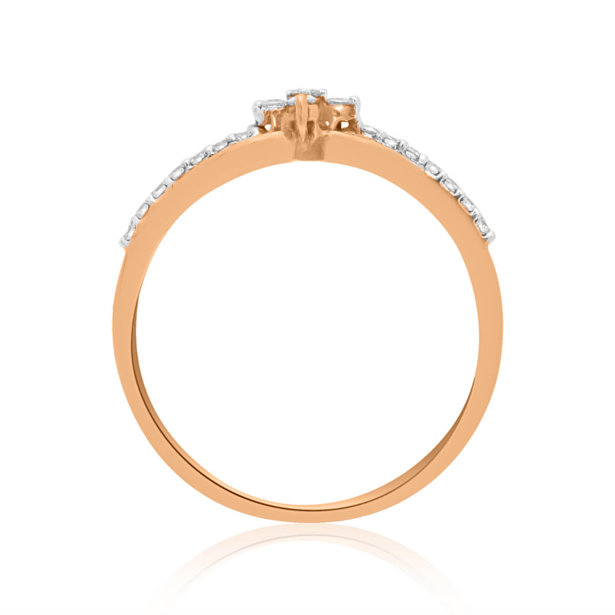 Chic Slender Diamond Ring for Women