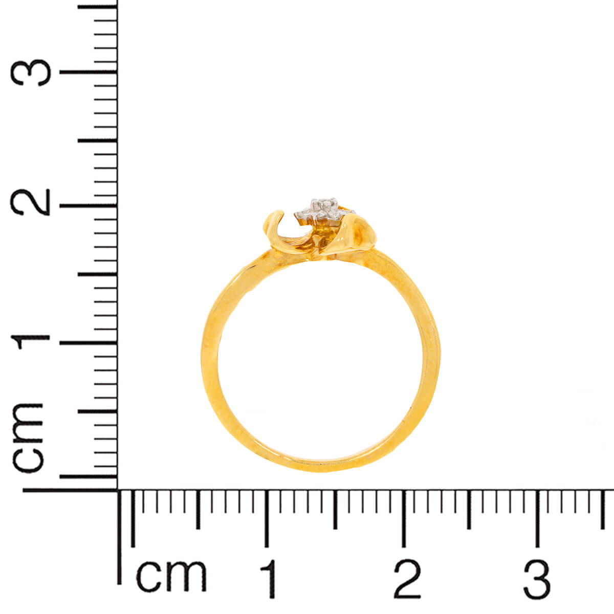 Delicate Clover Charm Diamond Ring for Women