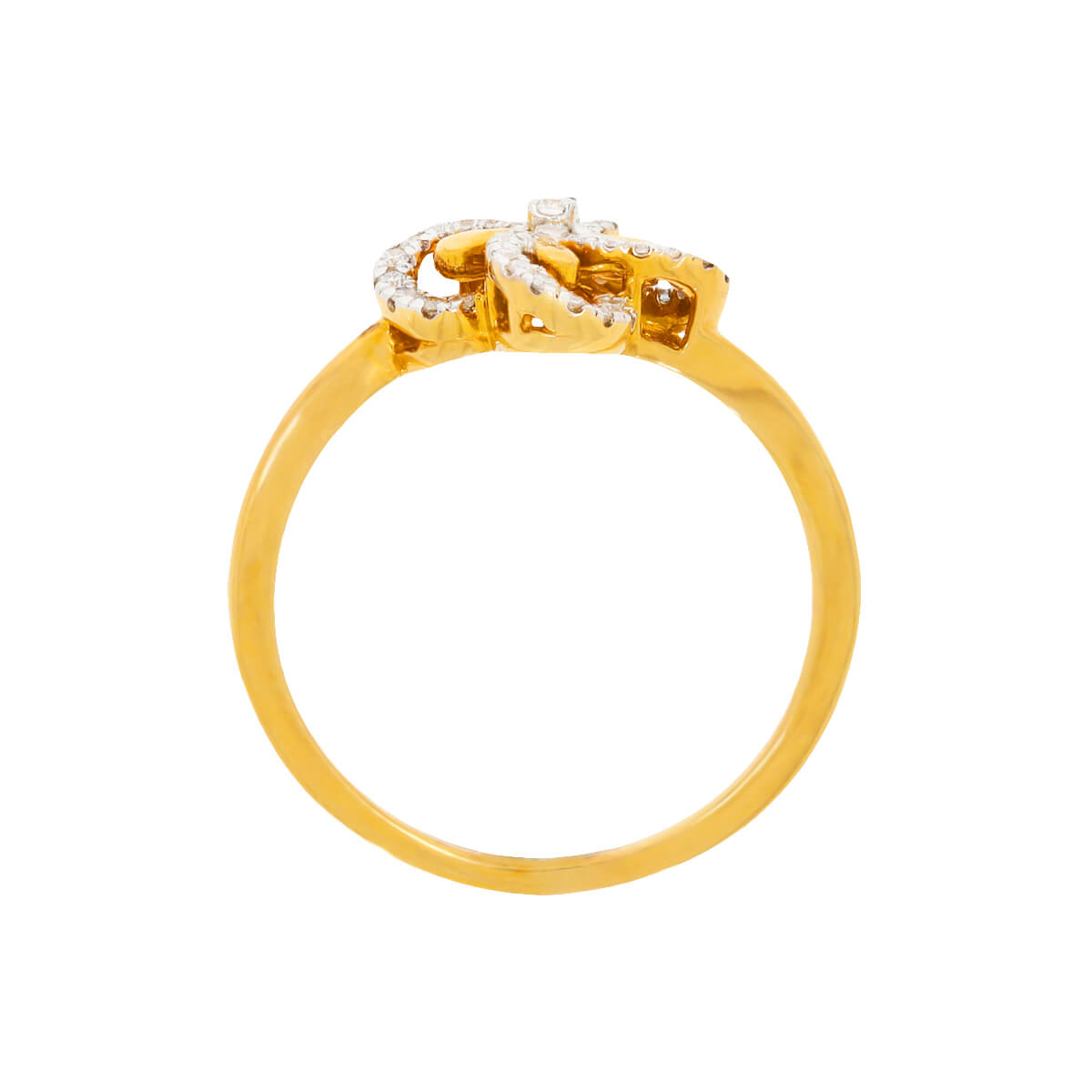 Dazzling Clover Charm Diamond Ring