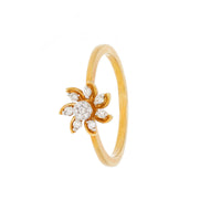 Graceful Blossom Diamond Ring for Women
