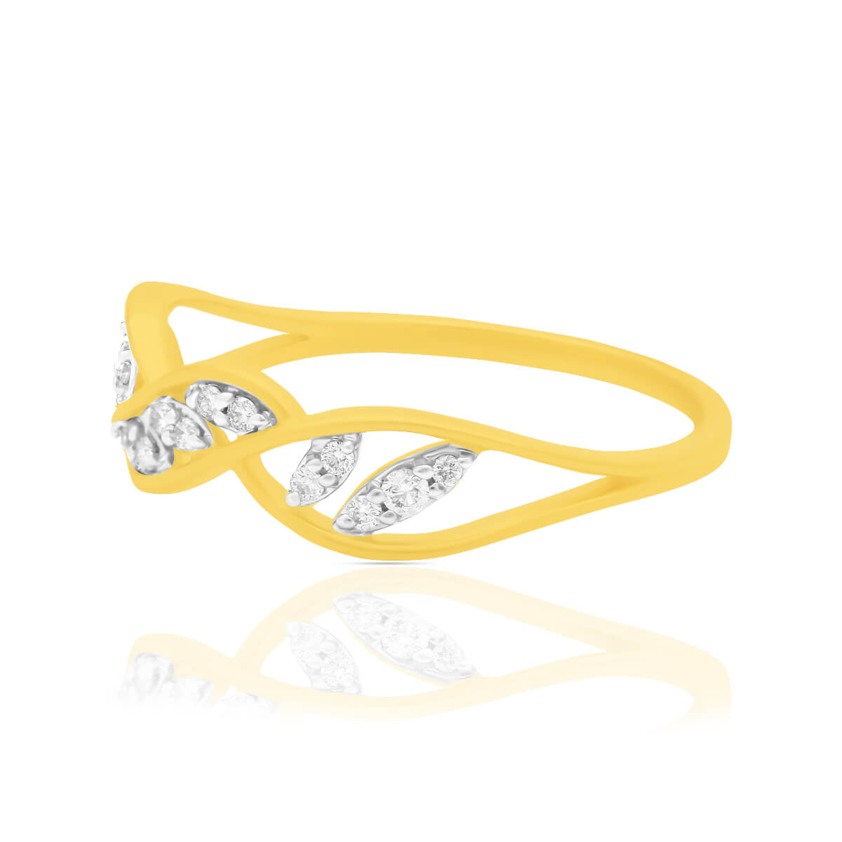 Captivating Petal Shine Diamond Ring for Women