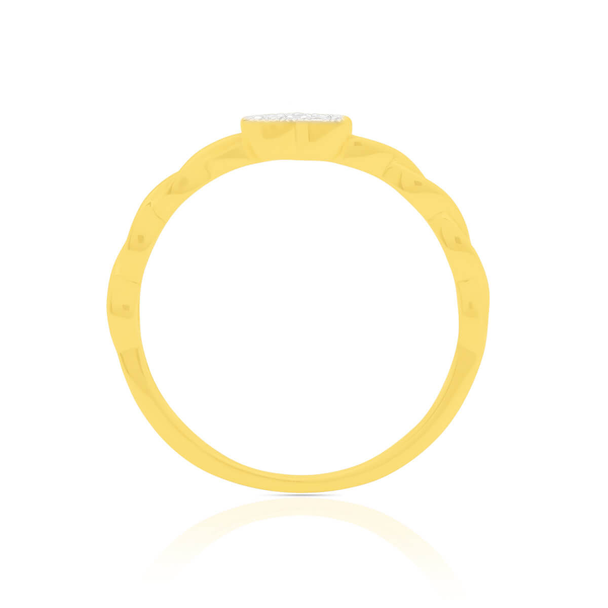 Charming Heart Diamond Ring for Women