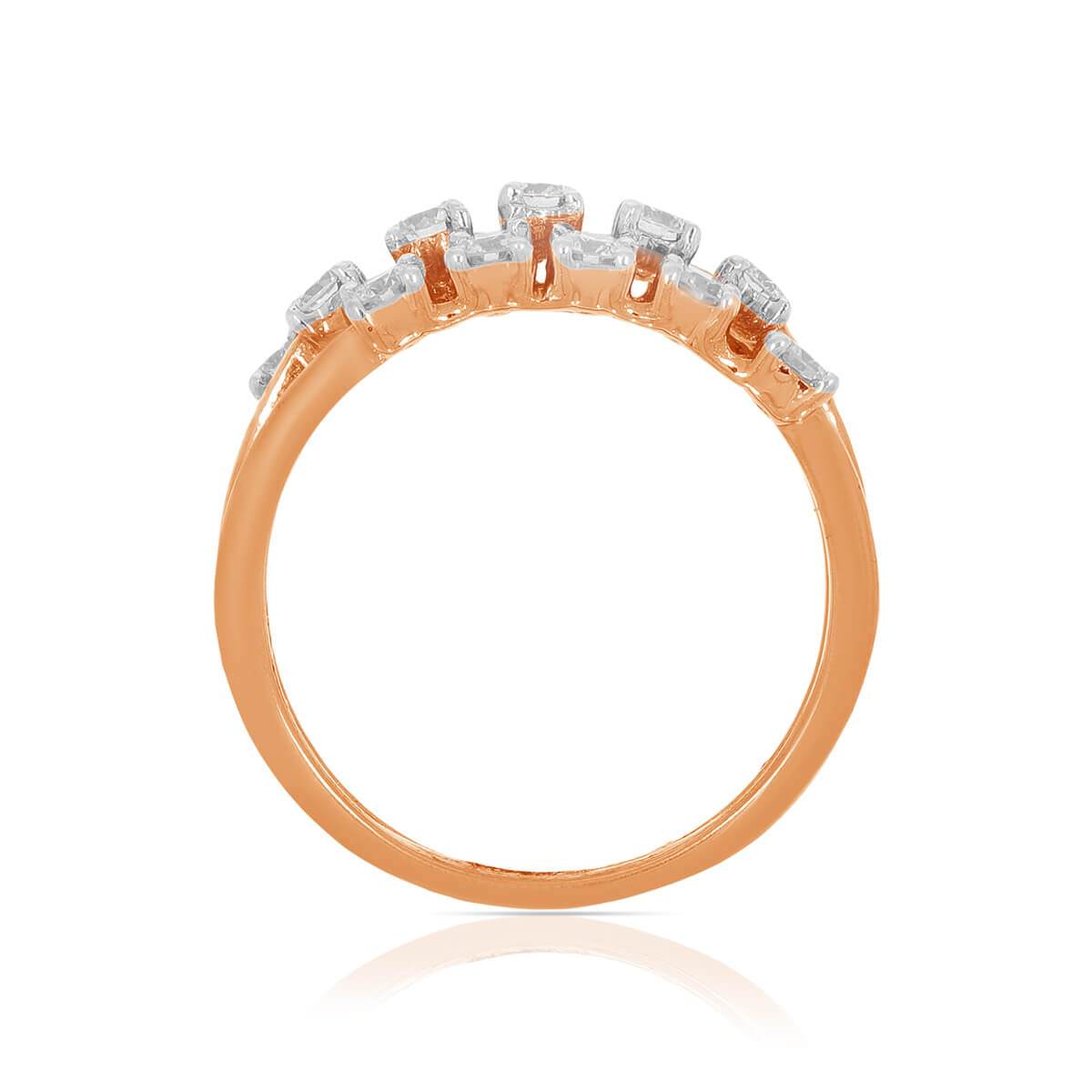 Bold Rizz Rose Gold Ring