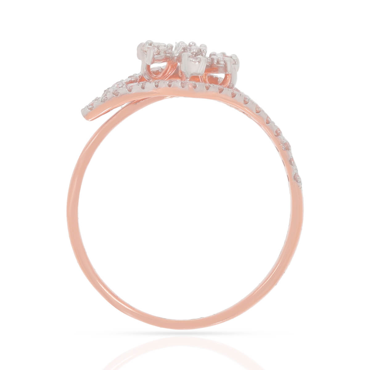 Charming Petal Grace Gold Ring for Women
