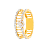 Chic Blossom Glow Diamond Ring for Women