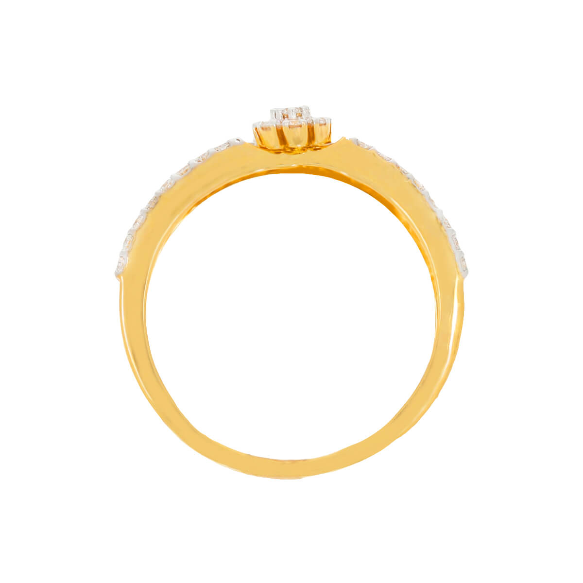 Chic Blossom Glow Diamond Ring for Women