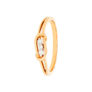 Modern Minimalist Diamond Ring for Women