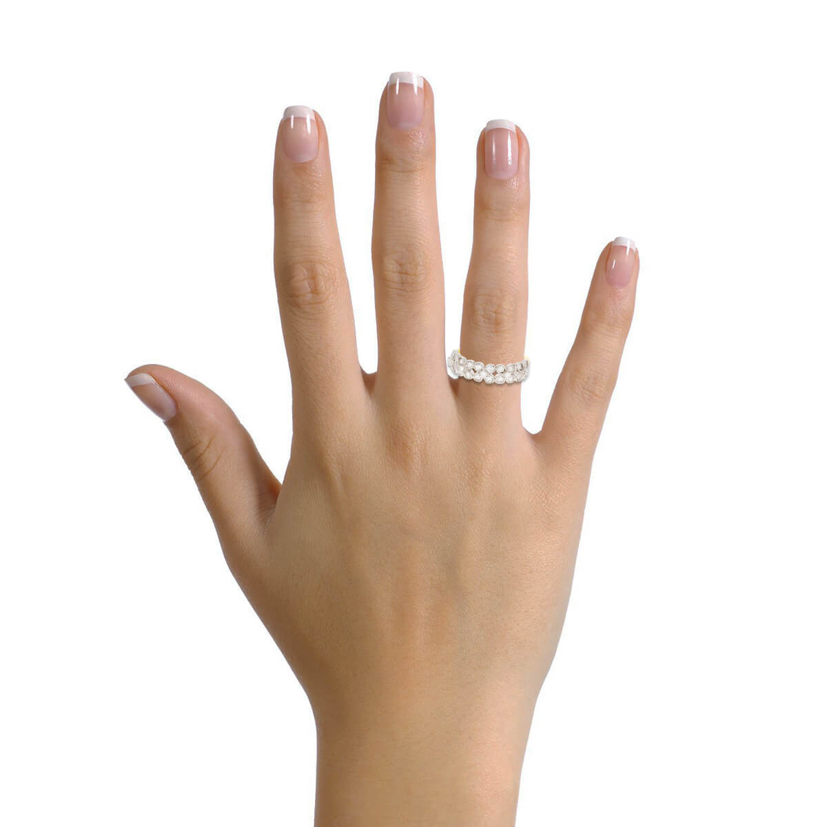 Slender Dazzle Ring for Women