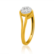Simple Oval Radiance Diamond Ring for Women