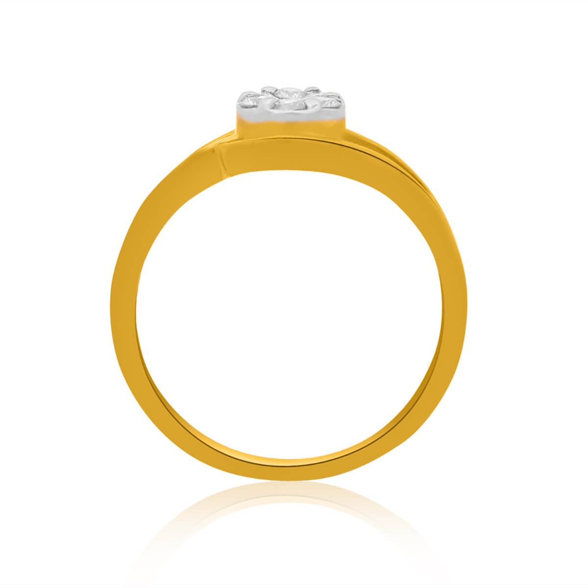 Simple Oval Radiance Diamond Ring for Women