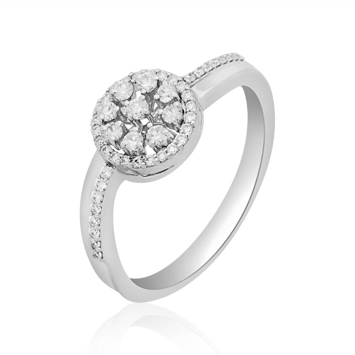 Polished Elegance Diamond Ring for Women