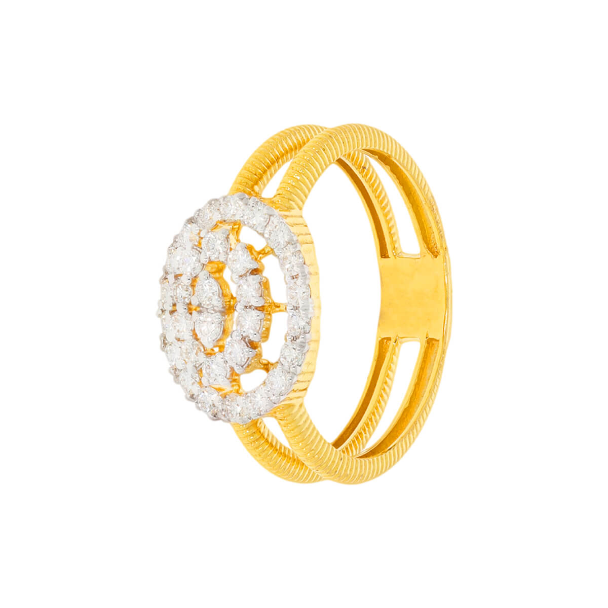 Sparkling Oval Charm Diamond Ring for Women