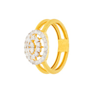 Sparkling Oval Charm Diamond Ring for Women