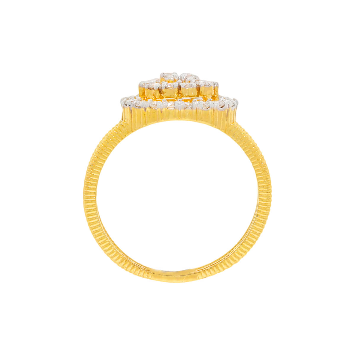 Sparkling Oval Charm Diamond Ring for Women
