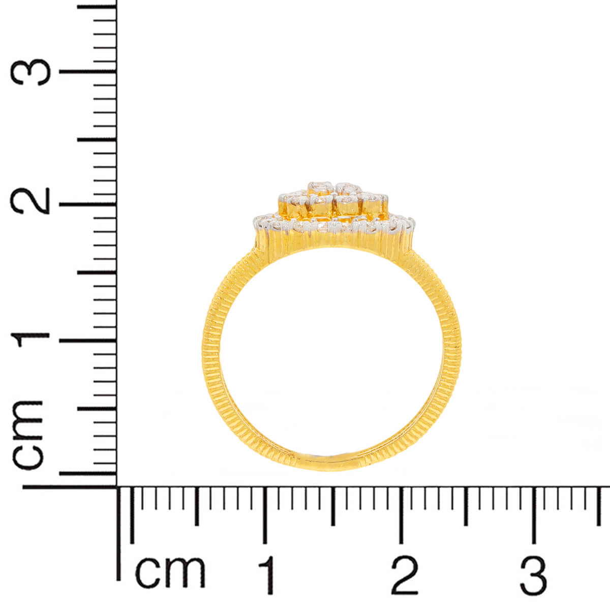 Sparkling Oval Charm Diamond Ring for Women
