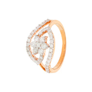 Petal Harmony Diamond Ring for Women