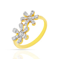 Dazzling Blooms Gold Ring