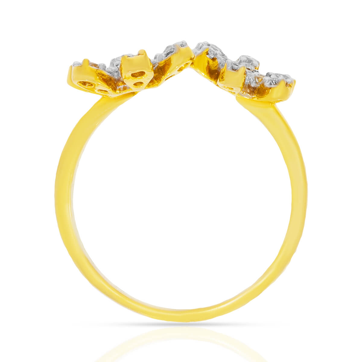 Dazzling Blooms Gold Ring