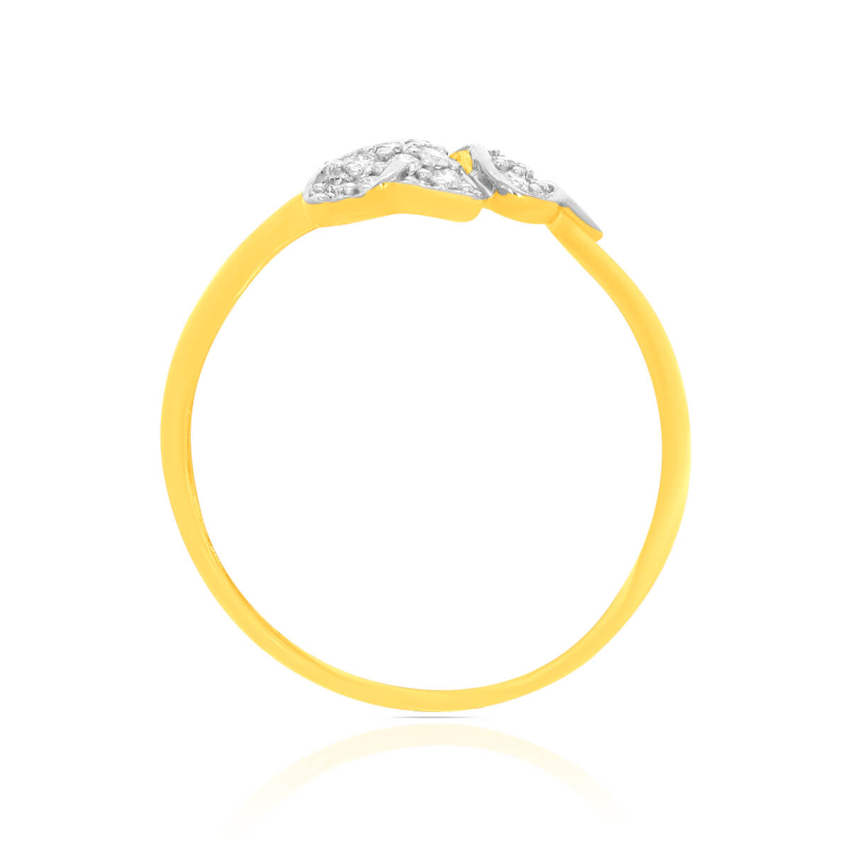 Marvelous Heart Radiance Gold Ring for Women