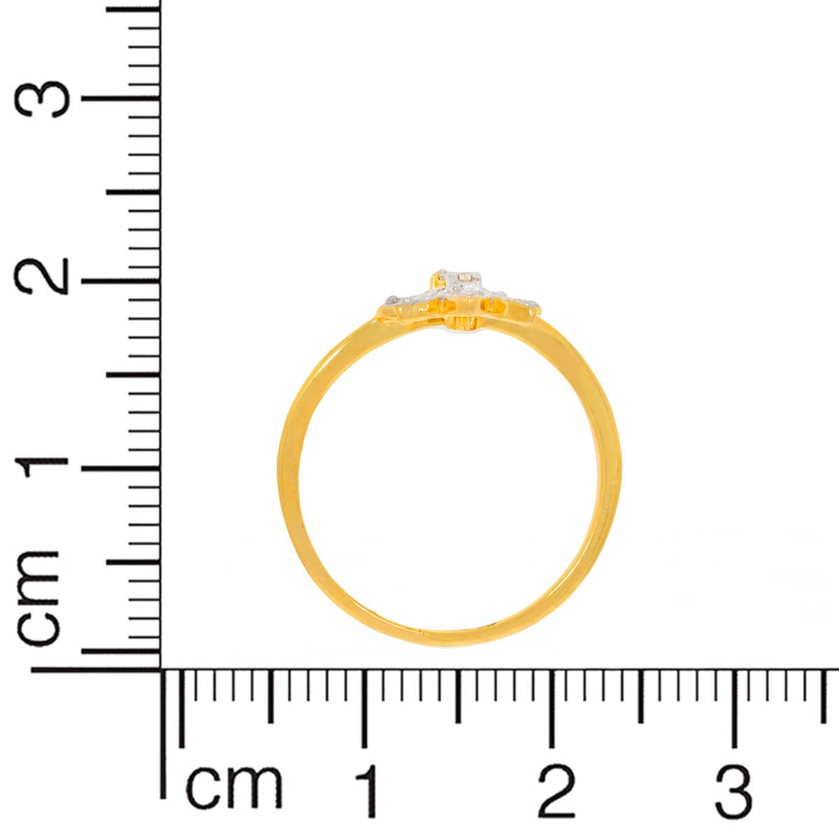 Graceful Cherry Blossom Diamond Ring for Women