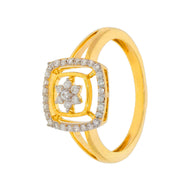 Bold Modern Diamond Women Engagement Ring