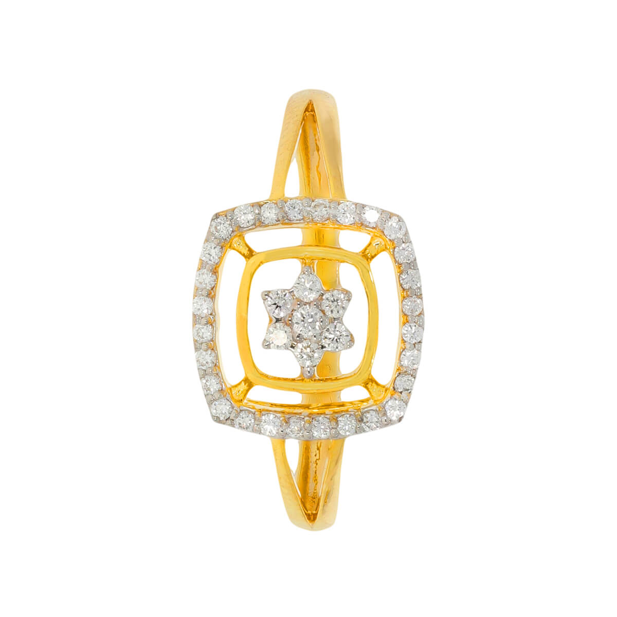 Bold Modern Diamond Women Engagement Ring