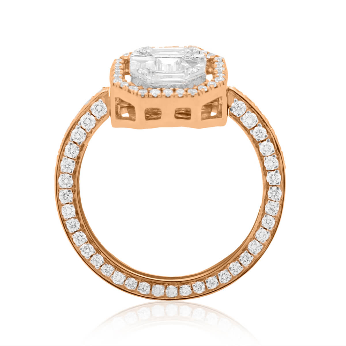 Vintage Boldness Diamond Engagement Ring for Women