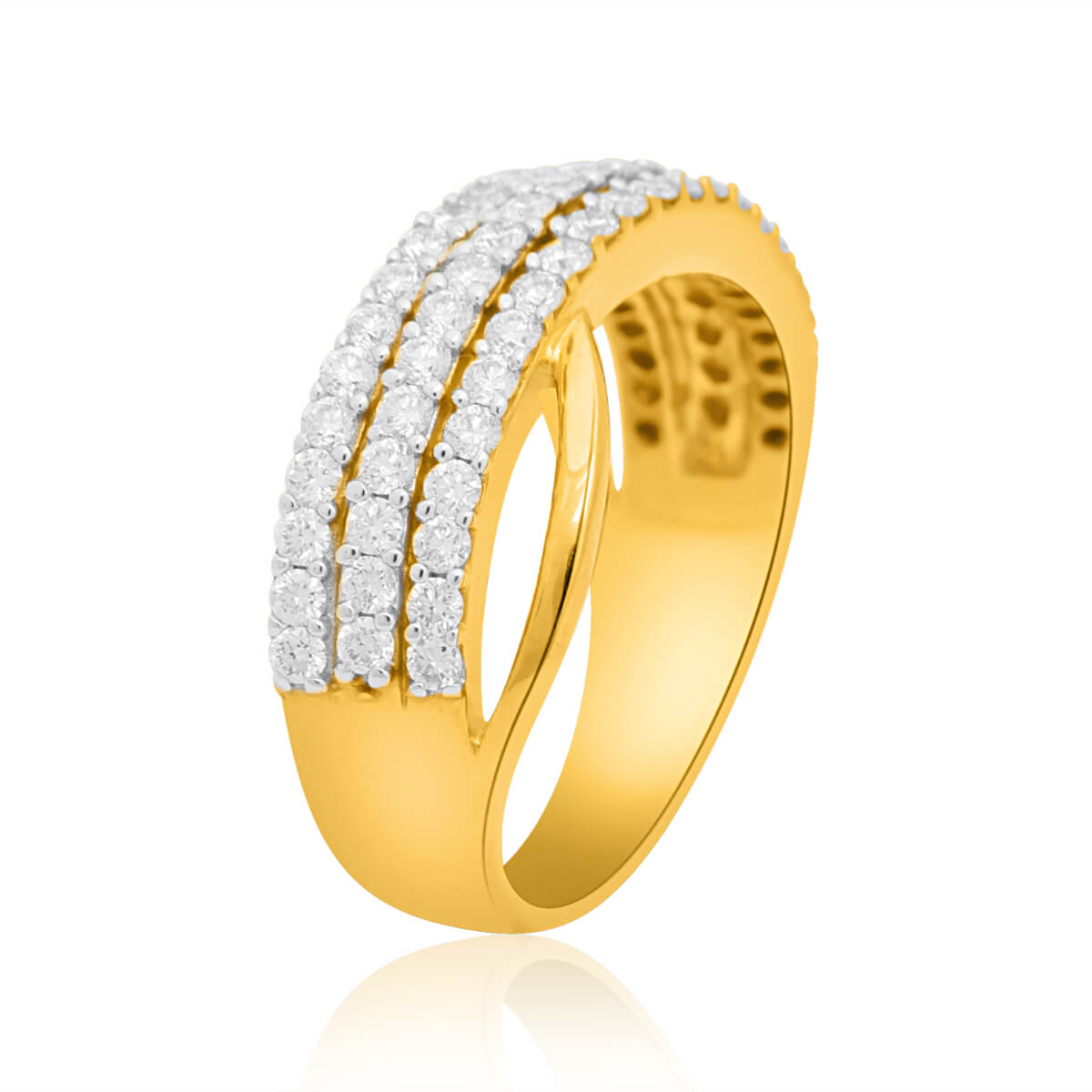 Luxurious Horizon Diamond Ring for Women