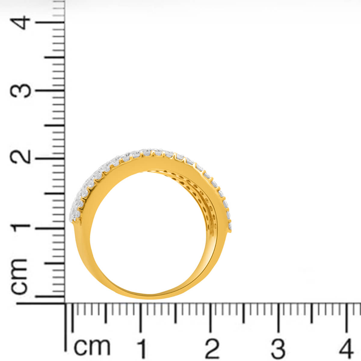 Luxurious Horizon Diamond Ring for Women