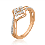 Modern Enigmatic Diamond Ring for Women
