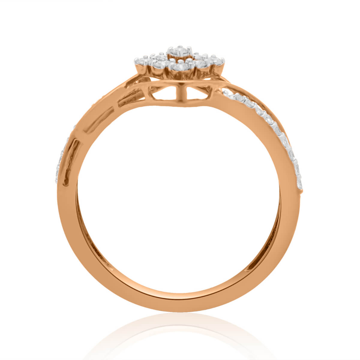 Modern Enigmatic Diamond Ring for Women
