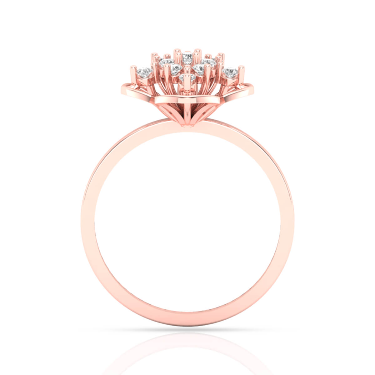 Delicate Daisy Shine Ring For Women