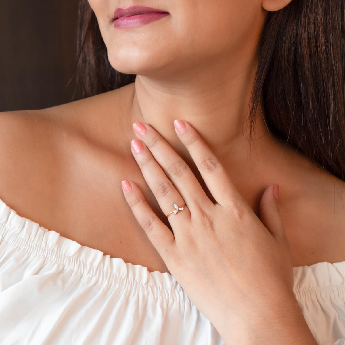 Subtle Charm Diamond Ring for Women
