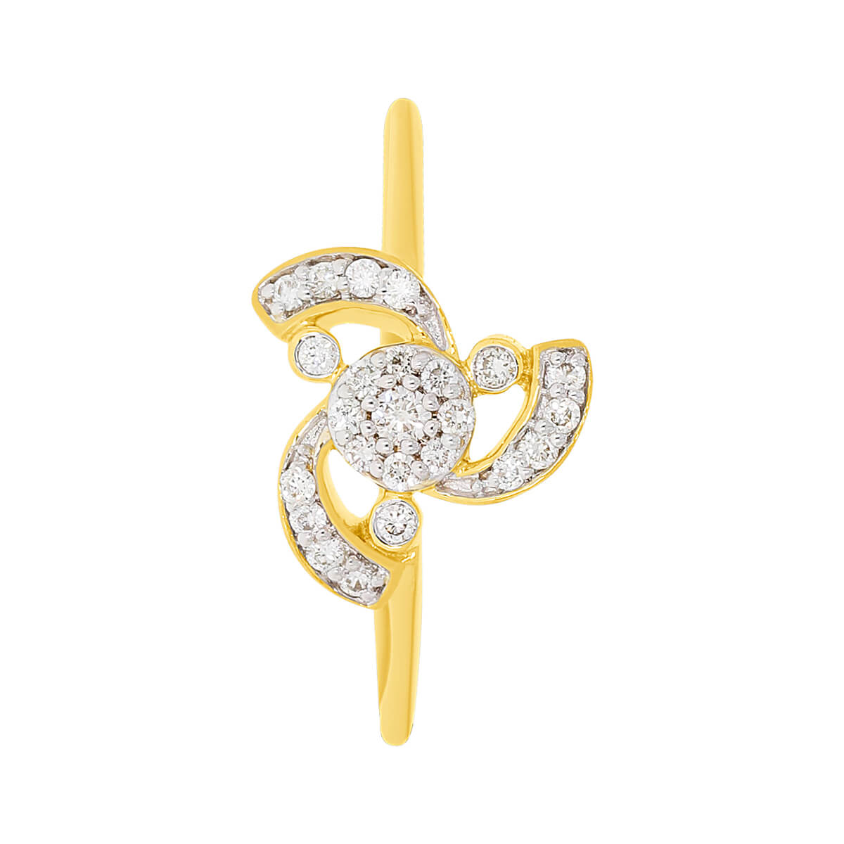 Petal Charm Diamond Ring for Women