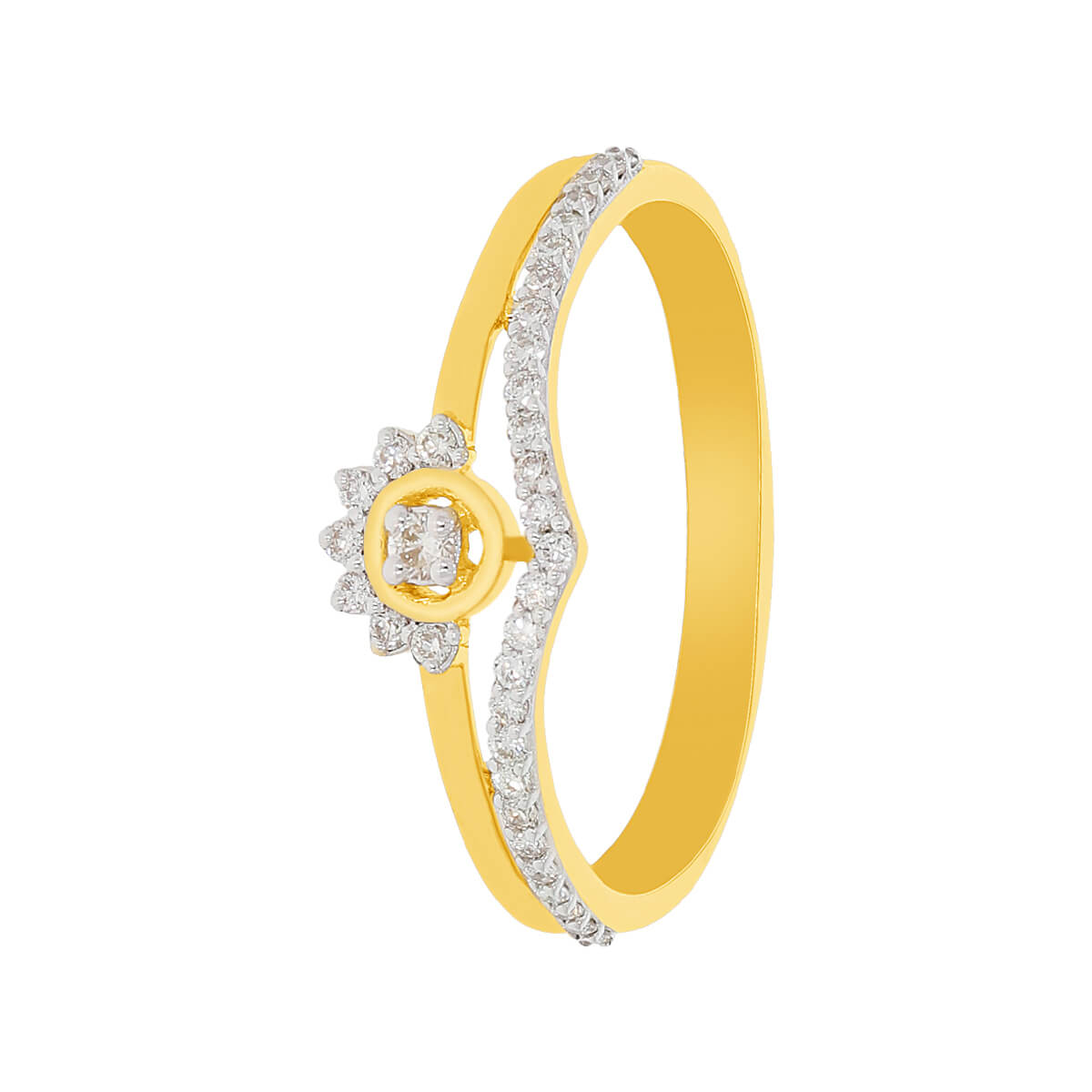 Cheerful Radiance Diamond Engagement Ring for Women