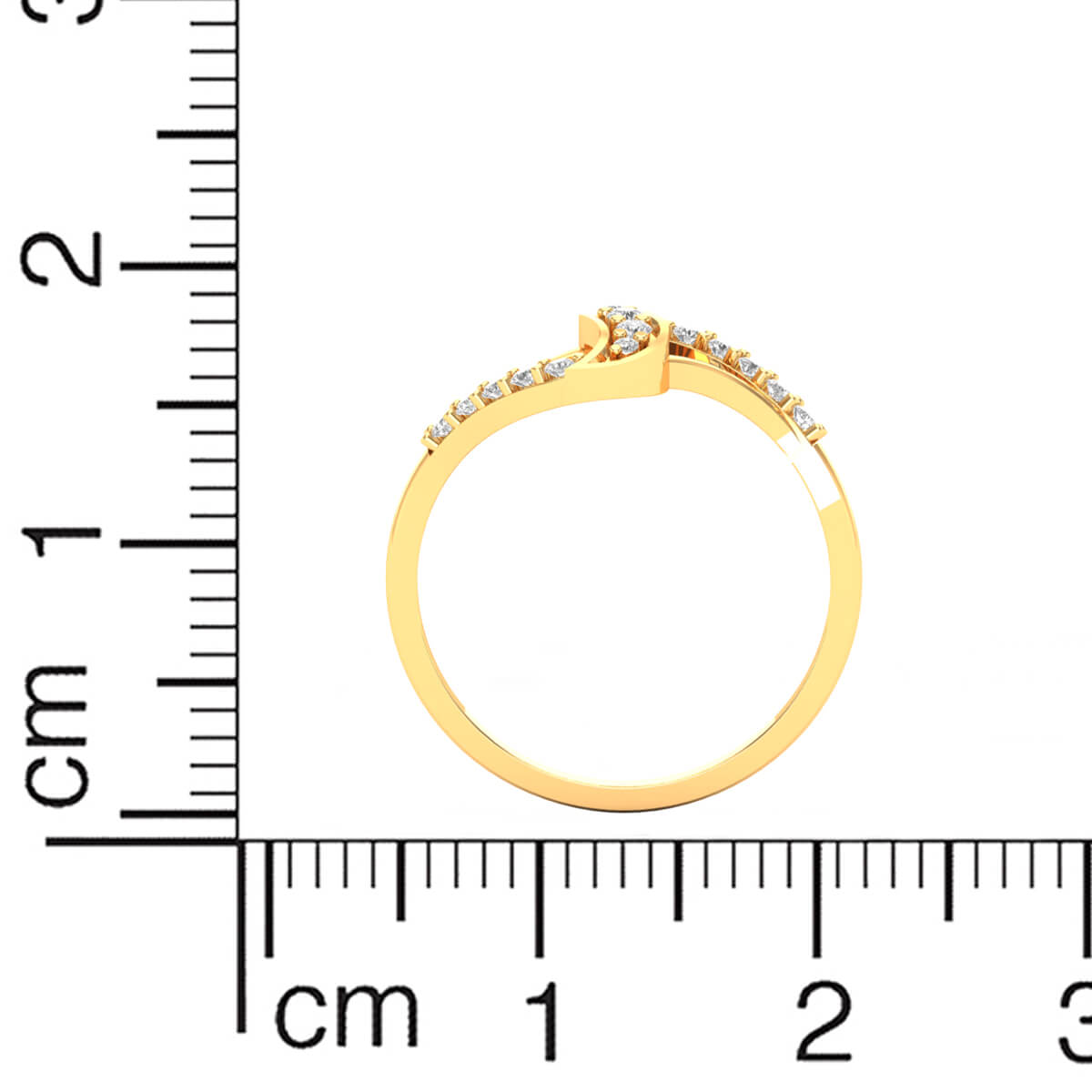Spiral Elegance Diamond Ring for Women