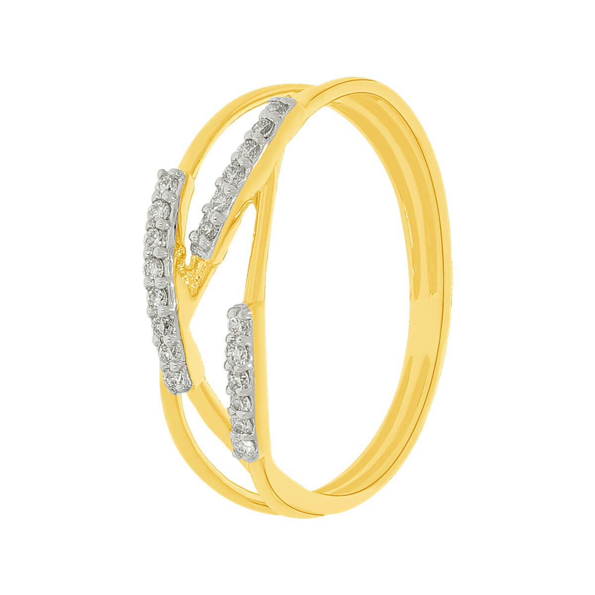 Stylish Gleaming Diamond Ring for Women