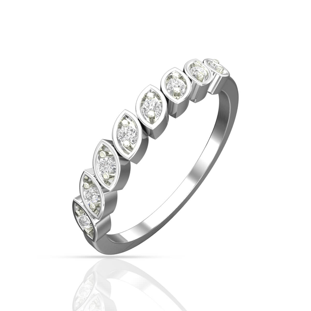 Minimalistic Shimmer Diamond Ring for Women