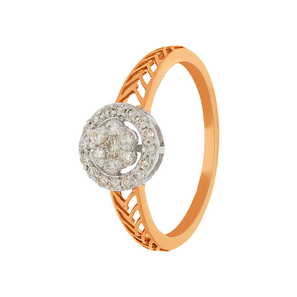 Dazzling Flora Bloom Diamond Ring For Women