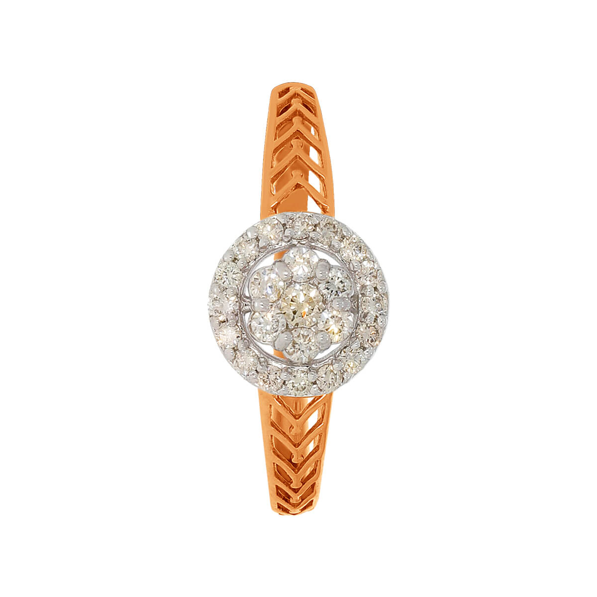 Dazzling Flora Bloom Diamond Ring For Women