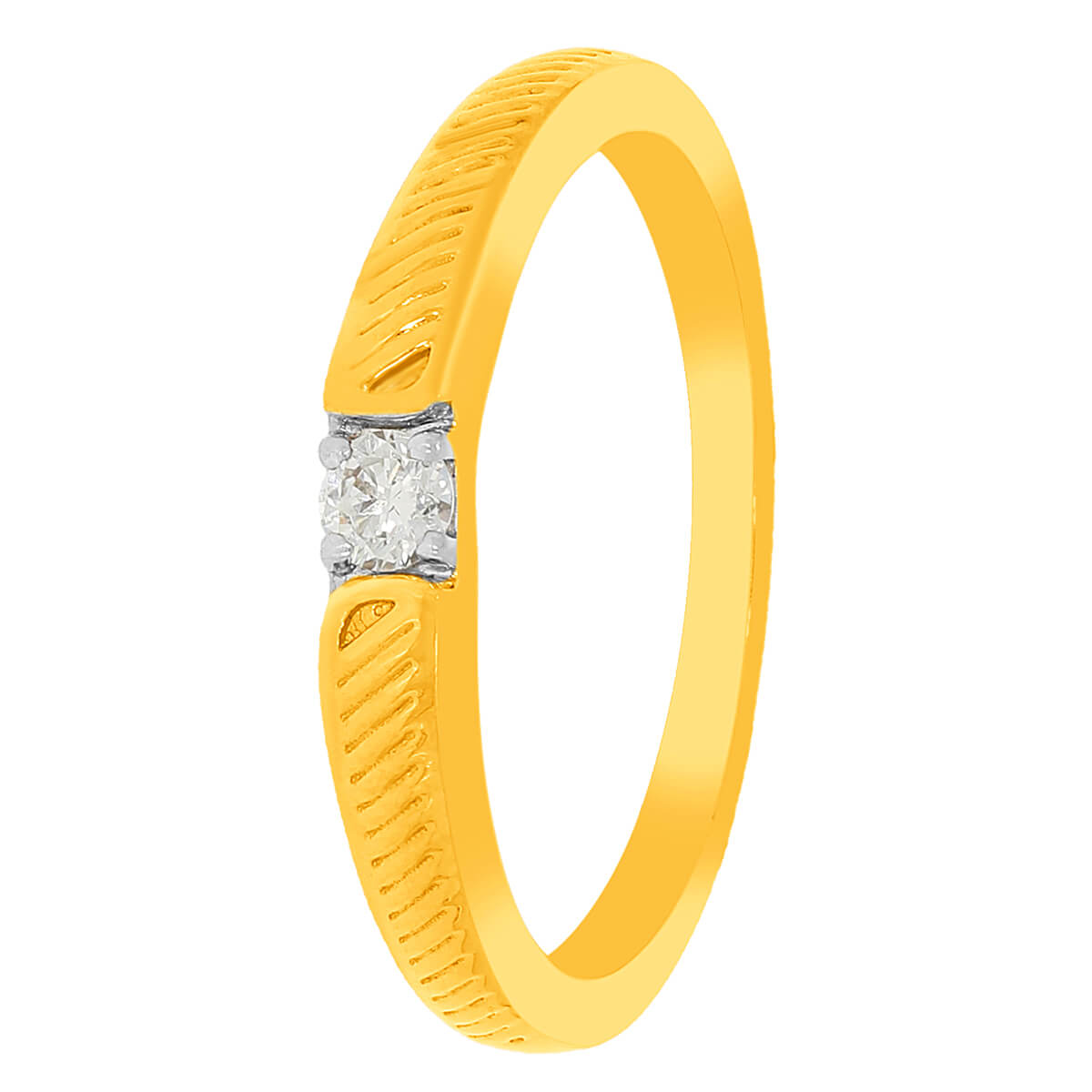 Sleek Glow Diamond Band Ring for Women
