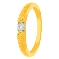 Sleek Glow Diamond Band Ring for Women