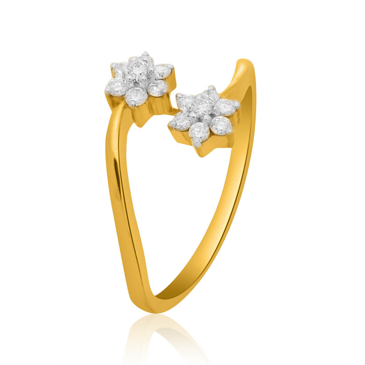 GlitteRing for Women Floral Grace Diamond Ring for Women