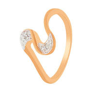 Modern Swirl Diamond Ring for Women