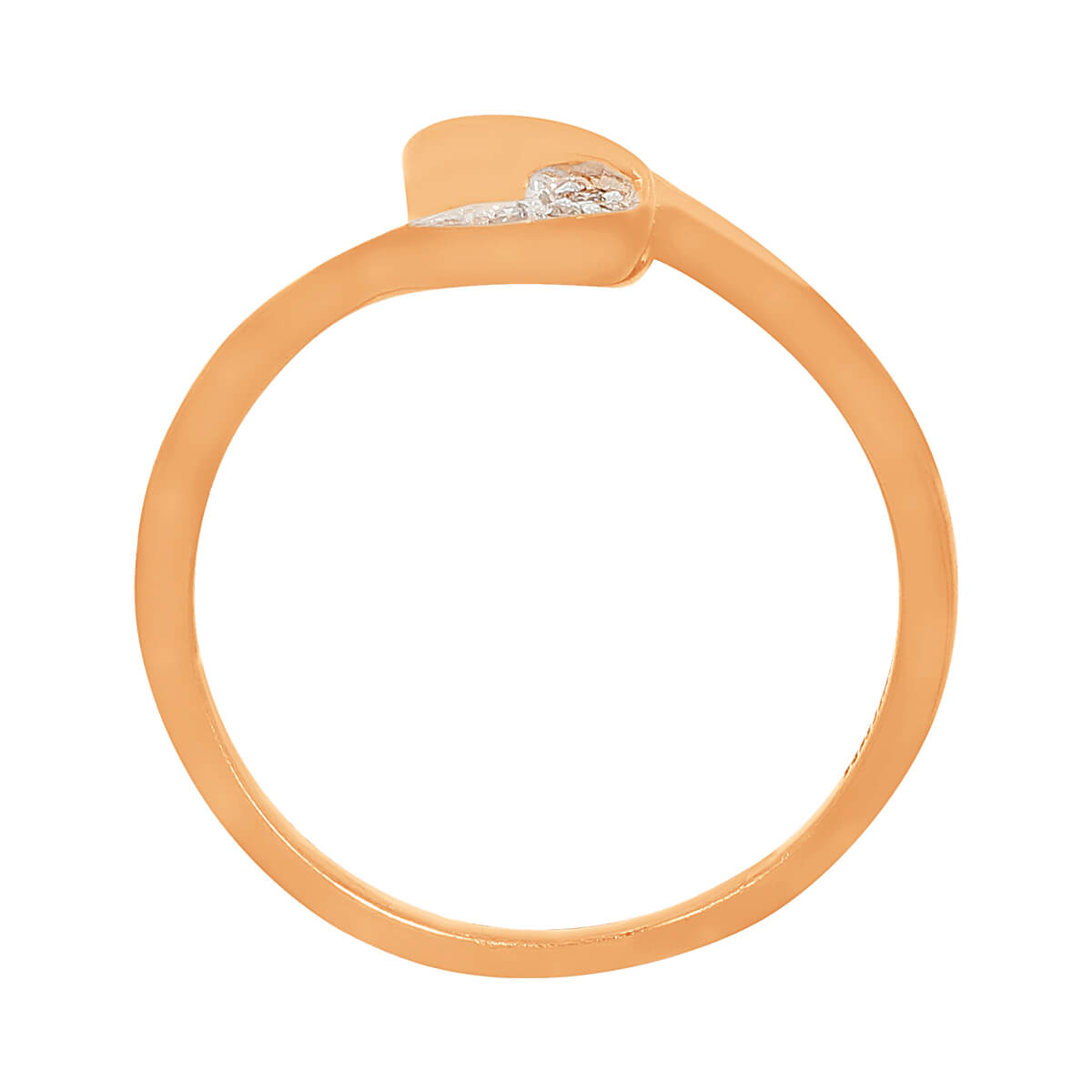 Modern Swirl Diamond Ring for Women