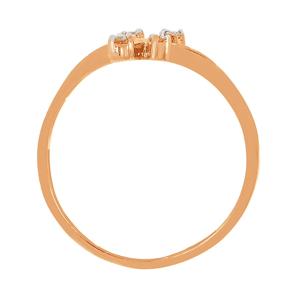 Minimalist Dazzle Rose Gold Ring