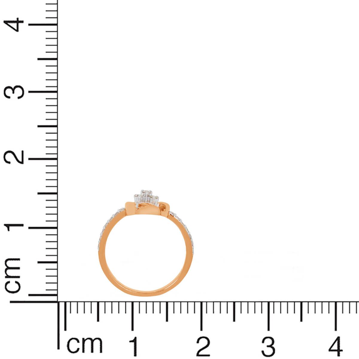 Charming Clover Diamond Ring for Women